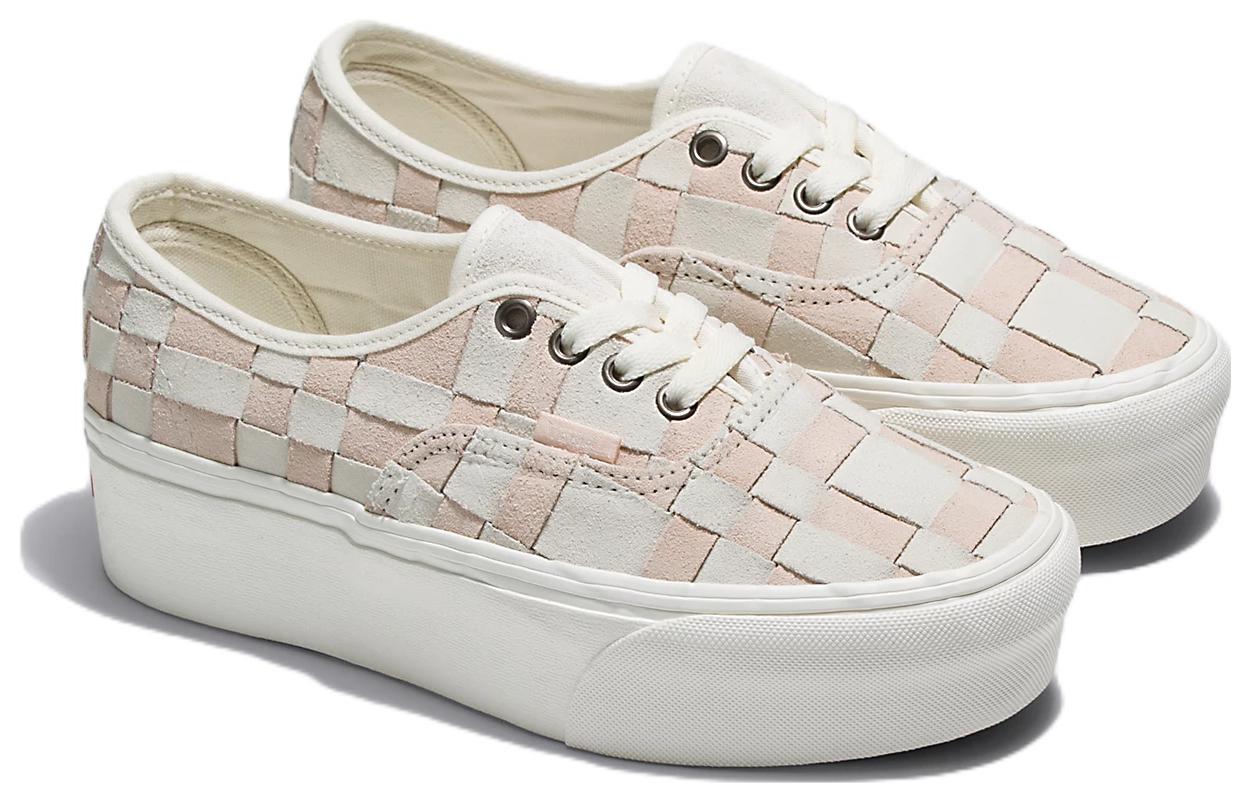 Vans Authentic Woven check Stackform 'White Pink' VN0A5KXXYL7