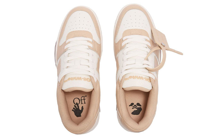 (WMNS) Off-White Out Of Office Low-Top Sneaker 'Tan White' OWIA259F22LEA0010134