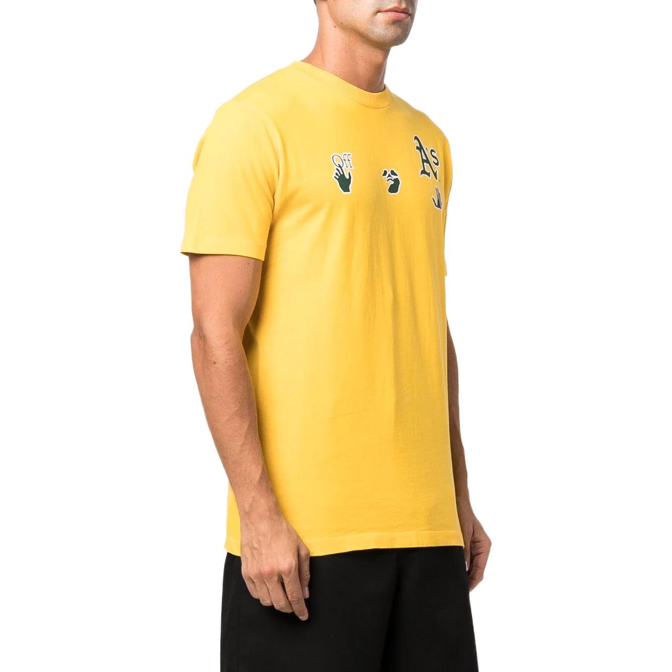 Off-White x MBL Oakland Athletics LogoT OMAA027G21JER0081845