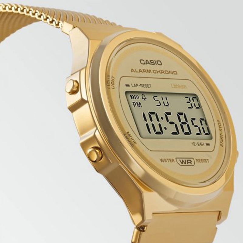 Casio Youth Vintage Digital Watch 'Gold' A171WEMG-9AEF
