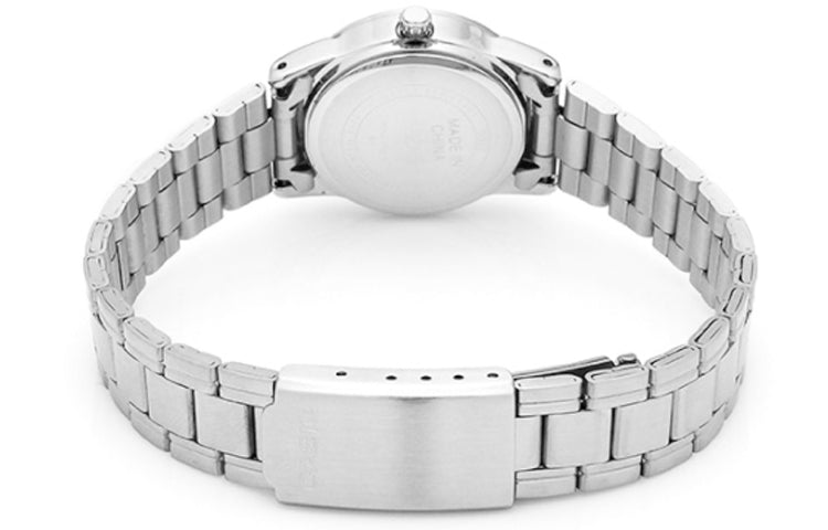 CASIO Quartz Waterproof Silver Analog LTP-V001D-7BUDF