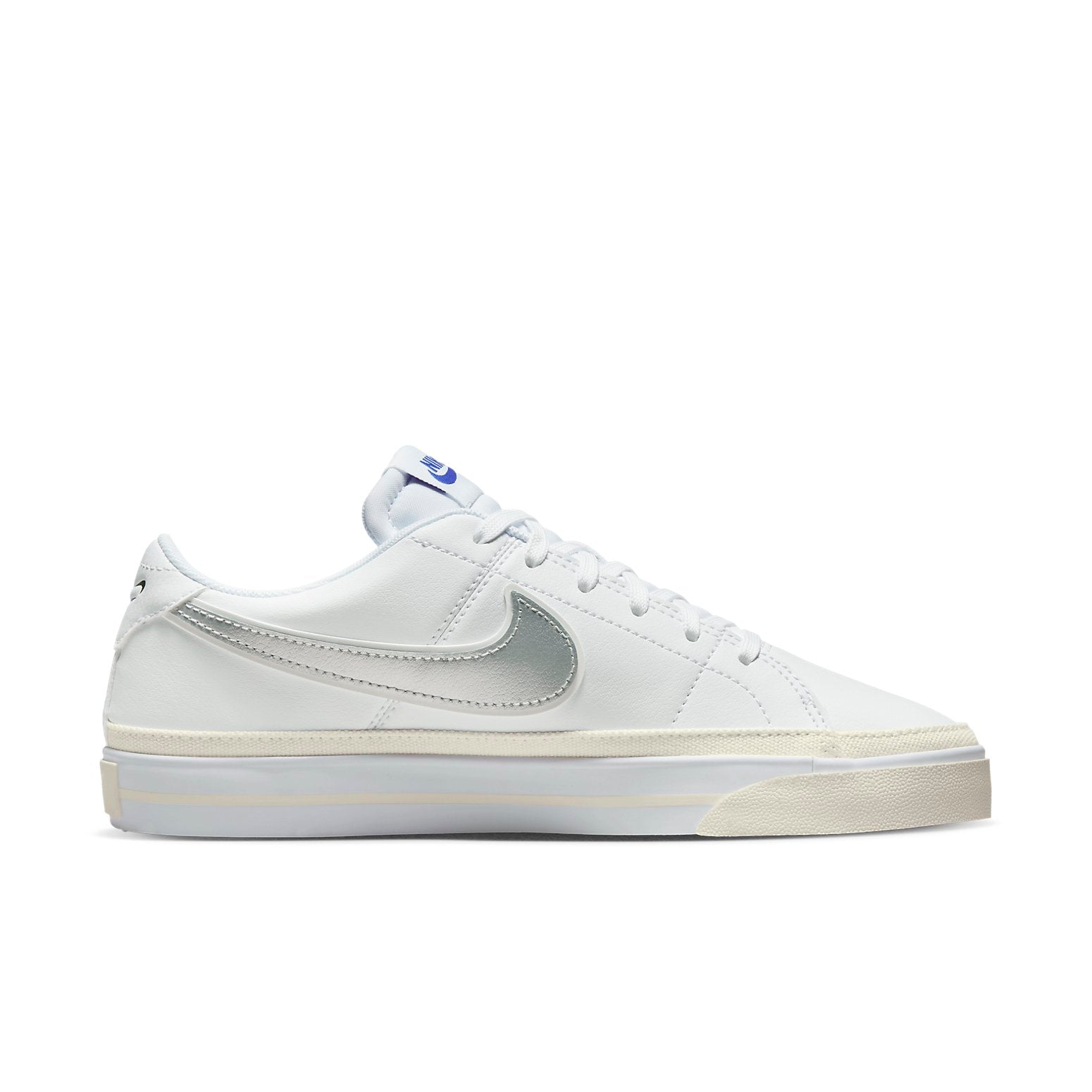(WMNS) Nike Court Legacy 'White Metallic Silver' DX3216-100