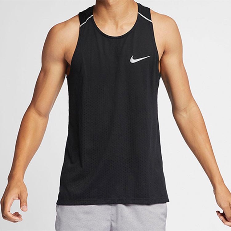 Nike Rise 365 Tank DRI-FIT Sports Top Men Black AQ9918-010