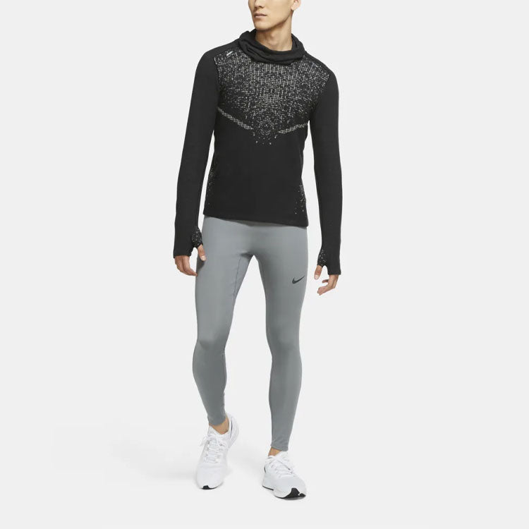 Nike Run Division Wooldorado Wool Solid Color Sports Running Black CU7892-011