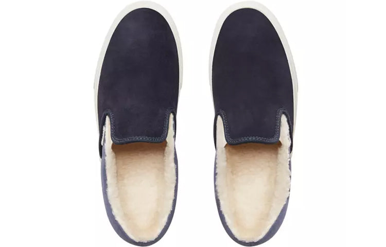 Vans Suede And Sherpa Classic Slip-On 'Blue White' VN0A38F7UM1