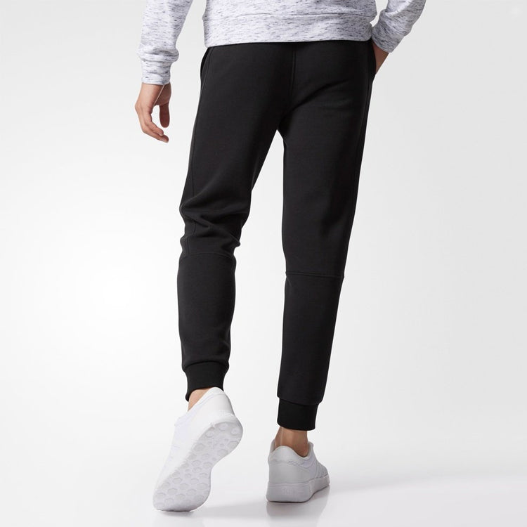adidas neo Drawstring Elastic Knit Pants Black CD1629