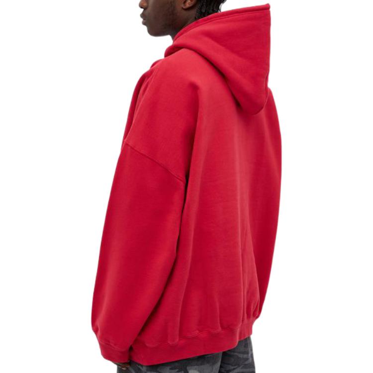 Balenciaga Your Logo Here Popover Hoodie 'Raspberry White' 651799-TKV83-6295