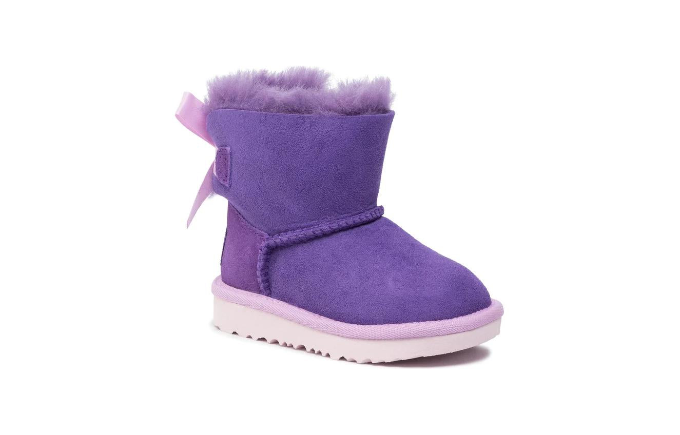(TD) UGG Mini Bailey Bow II 'Purple' 1017397T-VBLM