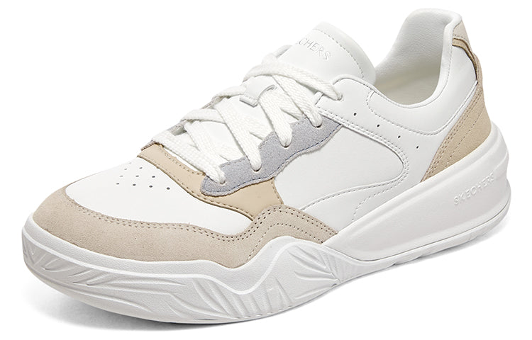 (WMNS) Skechers Denali Shoes 'White Beige' 185022-WPKP