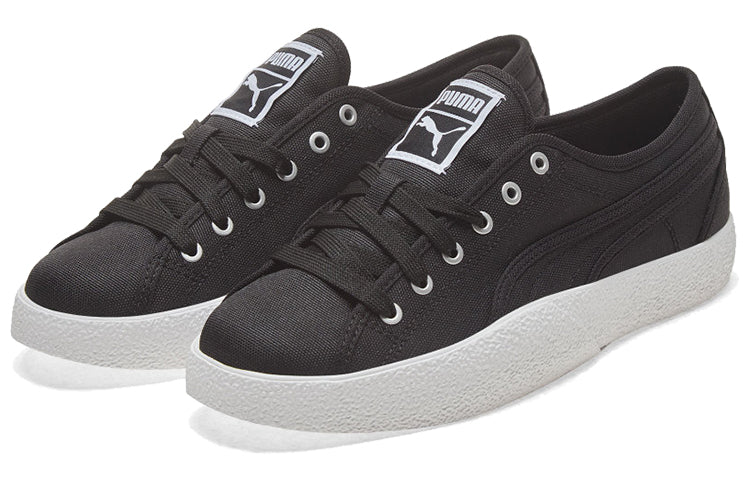 (WMNS) PUMA Love Canvas Black/White Casual Board Shoes 372411-02