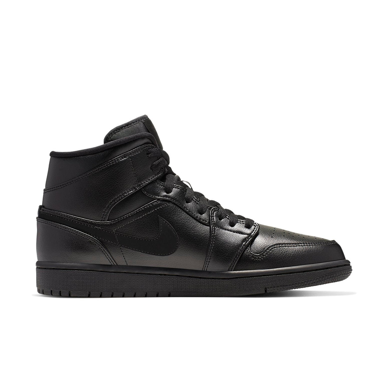 Air Jordan 1 Mid 'All Black' 554724-090