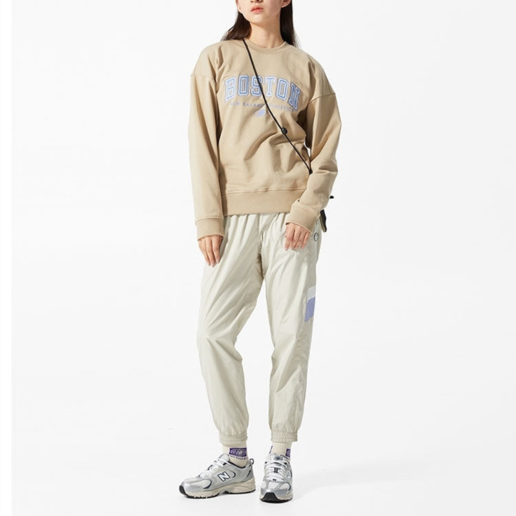 New Balance Sportswear Pants Asia Sizing 'Beige Blue' 5TC17133-BEI