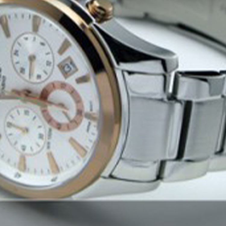Men's CASIO EDIFICE Series Minimalistic Casual Watch Business Mens White Analog EF-530P-7A