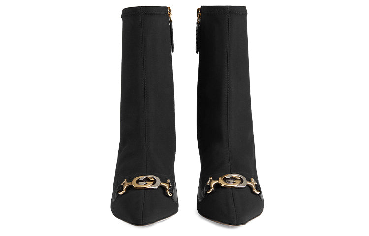 (WMNS) Gucci Zumi Ankle Boots 'Black' 605436-HZ510-1000