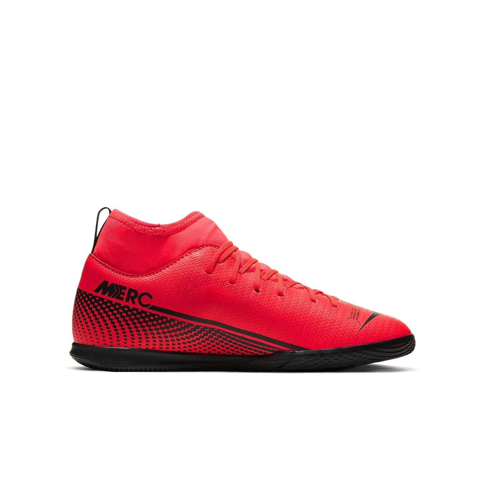 (GS) Nike JR Mercurial Superfly 7 Club IC 'Red Black' AT8153-606