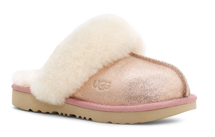 (PS) UGG Cozy II Metallic Glitter Slipper 'Rose Gold' 1121094K-RGL
