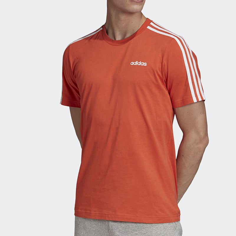 adidas Classic Stripe Logo Round Neck Training Short Sleeve FM6231