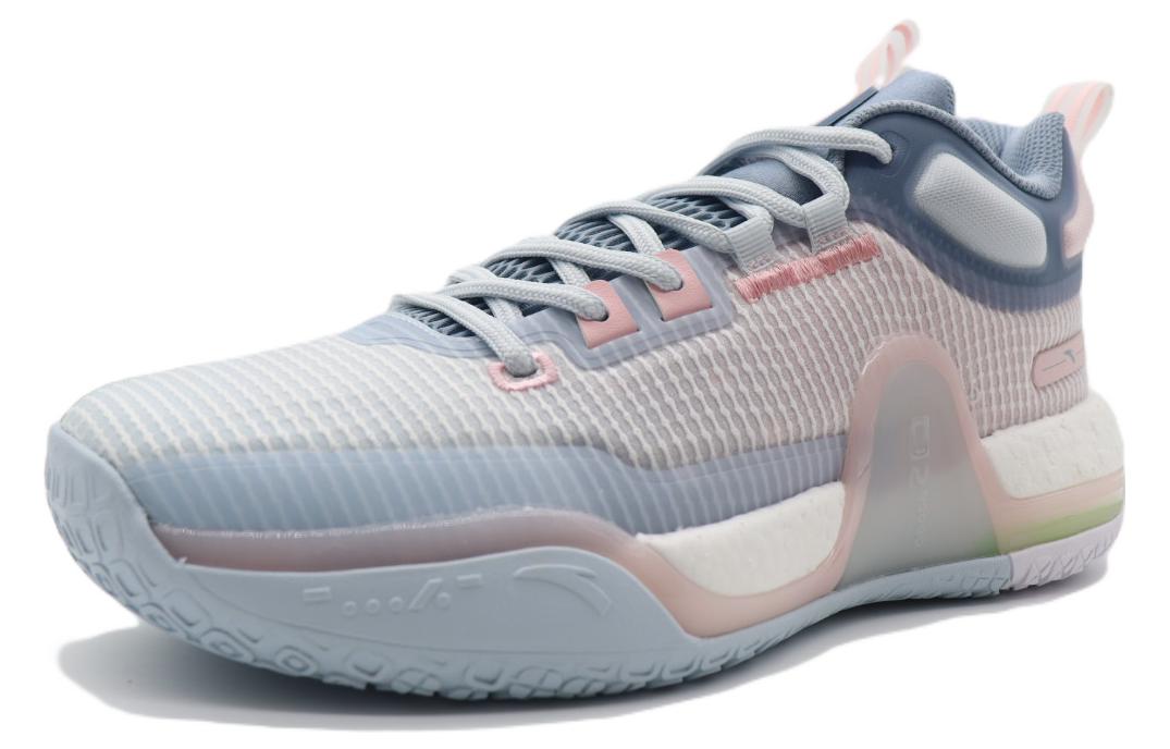 ANTA BaDao Mid Top Basketball Shoes 'Blue Pink' 112241112-2
