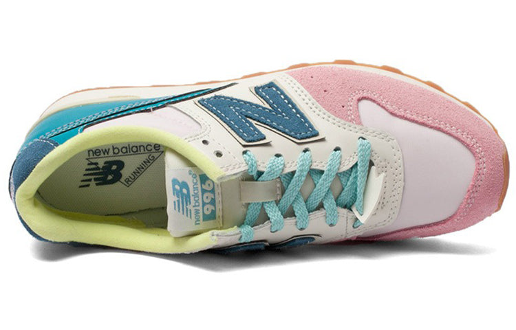 (WMNS) New Balance 996 Series Low-Top Pink/White/Green WR996DVI