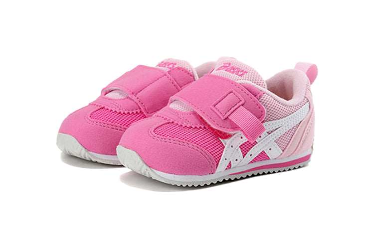 (TD) ASICS Idaho Running Shoes Pink/White 1144A155-700