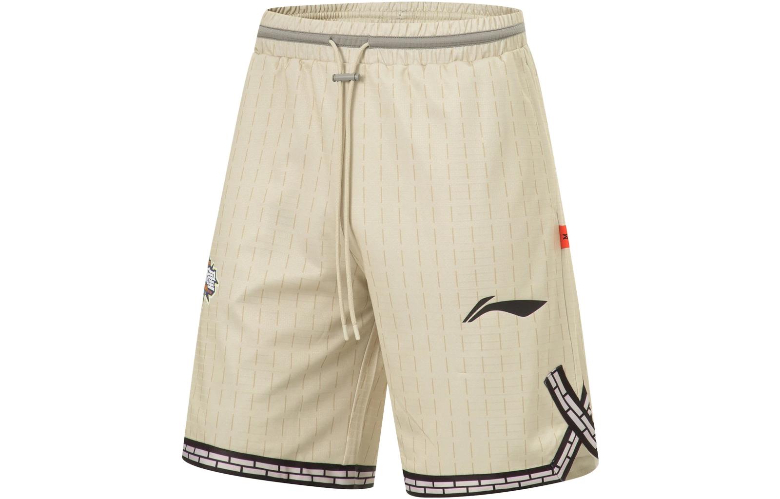Li-Ning CBA All-Star Game 2023 Basketball Shorts 'Light Khaki' AAPT561-2