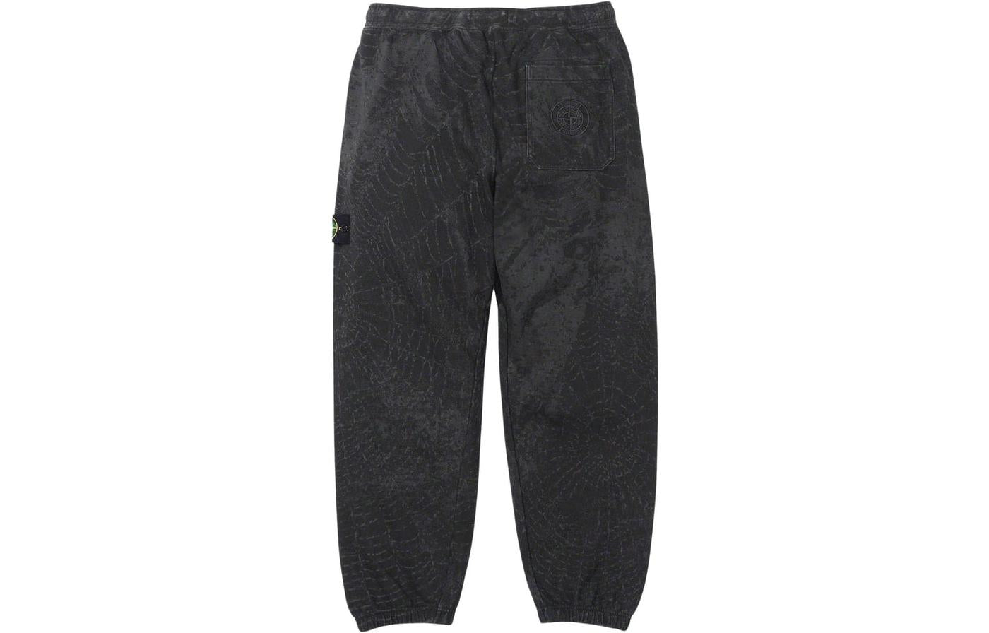 Supreme x STONE ISLAND FW23 Week10 Sweatpants 'Black' SUP-FW23-173