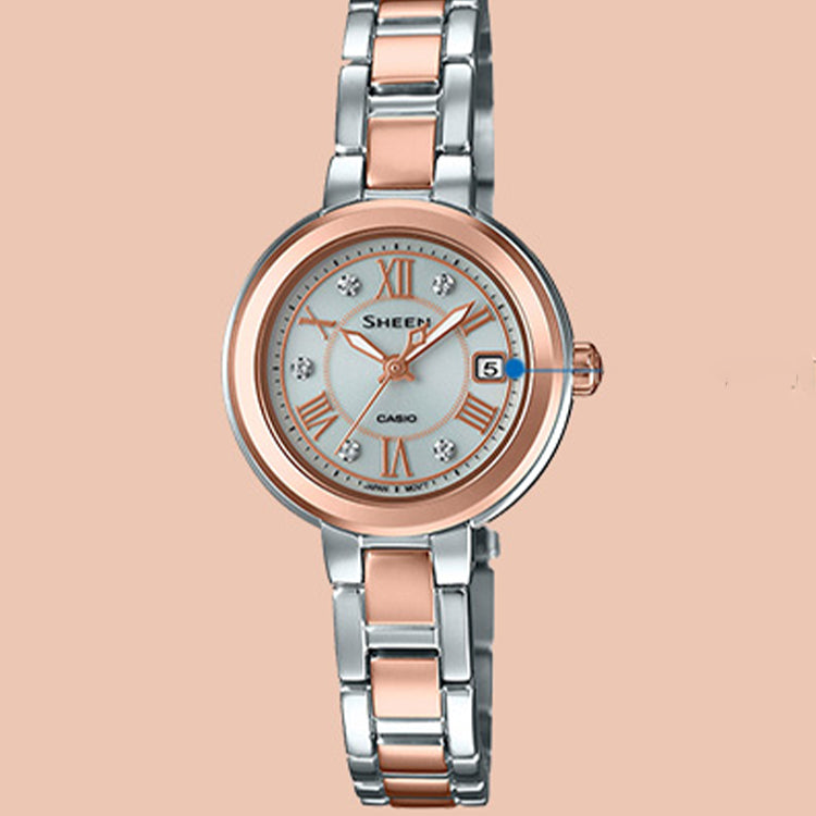 CASIO Sheen Series Classic Fashiones Golden Waterproof Silver Analog SHS-4523SPG-7AUPR