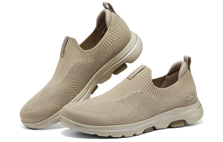 (WMNS) Skechers Go Walk 5 'Beige' 124214-TPE