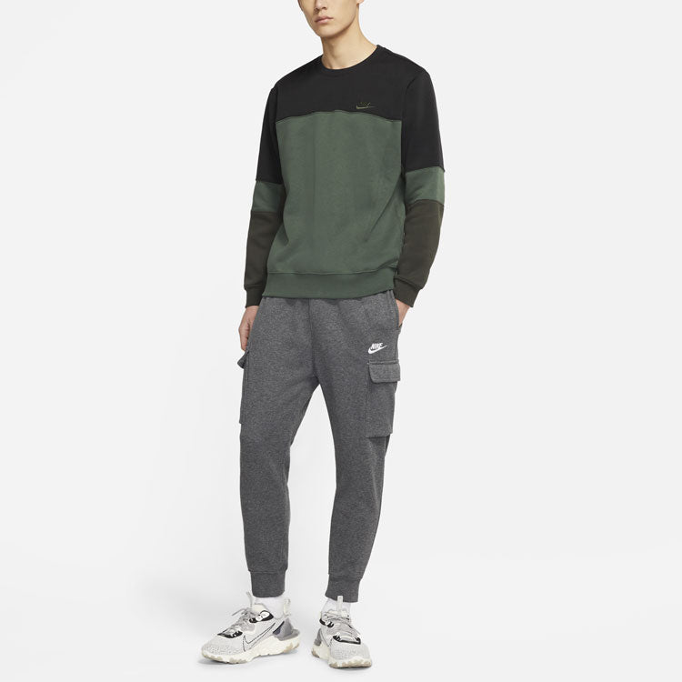 Nike MENS Sportswear Club French Terry Overall Ankle Banded Sports Pants Grey Gray CZ9955-071