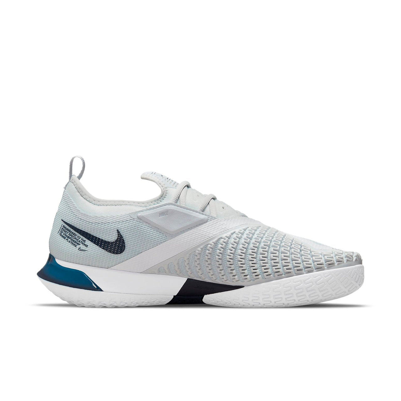 Nike Court React Vapor NXT 'Pure Platinum Obsidian' CV0724-007
