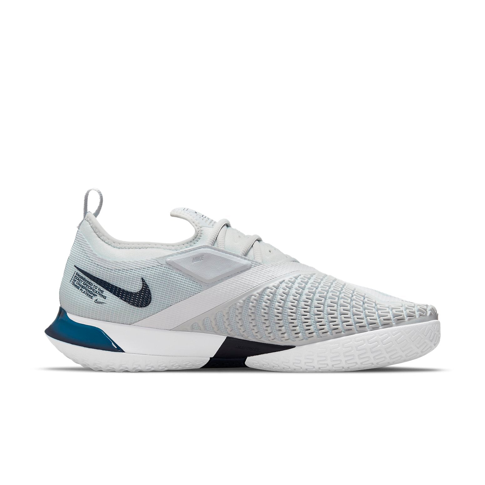 Nike Court React Vapor NXT 'Pure Platinum Obsidian' CV0724-007