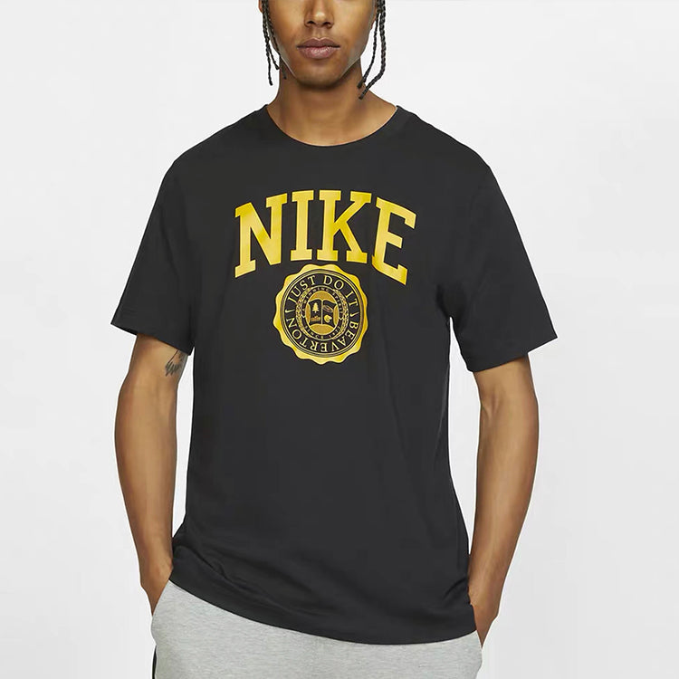 Nike Sportswear JDI Printing Sports Short Sleeve Black BV7572-010