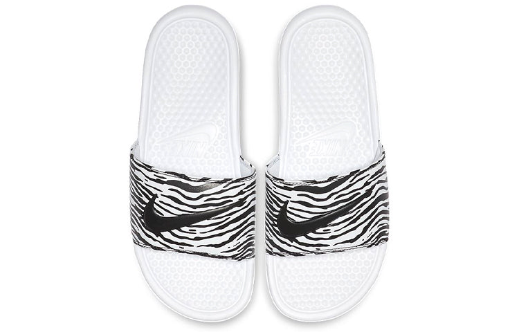 (WMNS) Nike Benassi JDI Print 'White' 618919-114