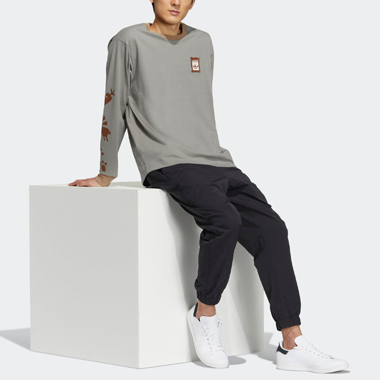 adidas Originals x Melting Sadness T-Shirts 'Grey' HY4190