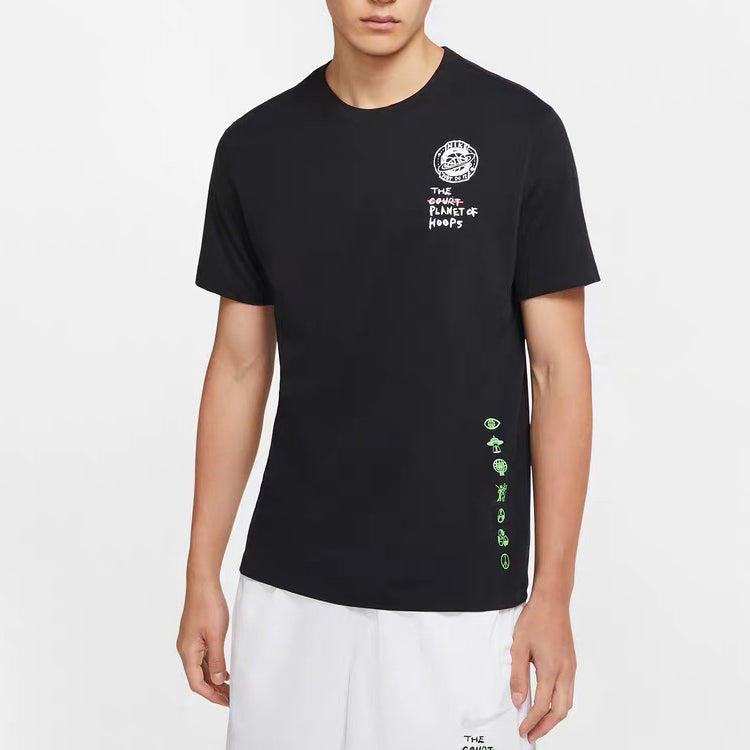 Nike Summer Hoops Basketball Short Sleeve Black CW4817-010
