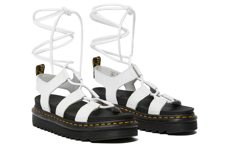 (WMNS) Dr. Martens Nartilla Sandals White 24641100