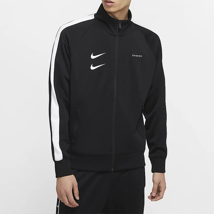 Nike Sportswear Swoosh Jcaket Cj4885-010 Black CJ4885-010