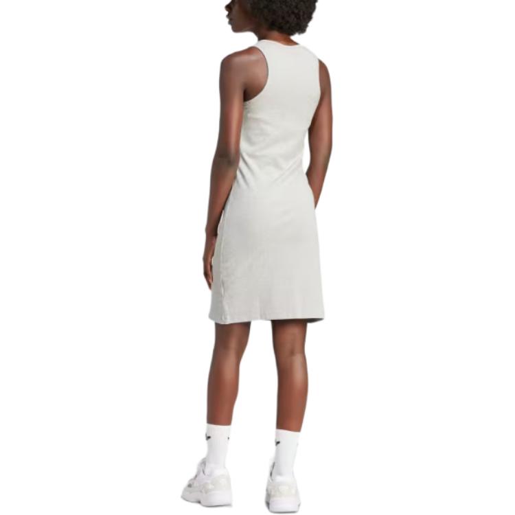 (WMNS) adidas Essentials Rib Tank Dress Asia Sizing 'Grey' IR5923