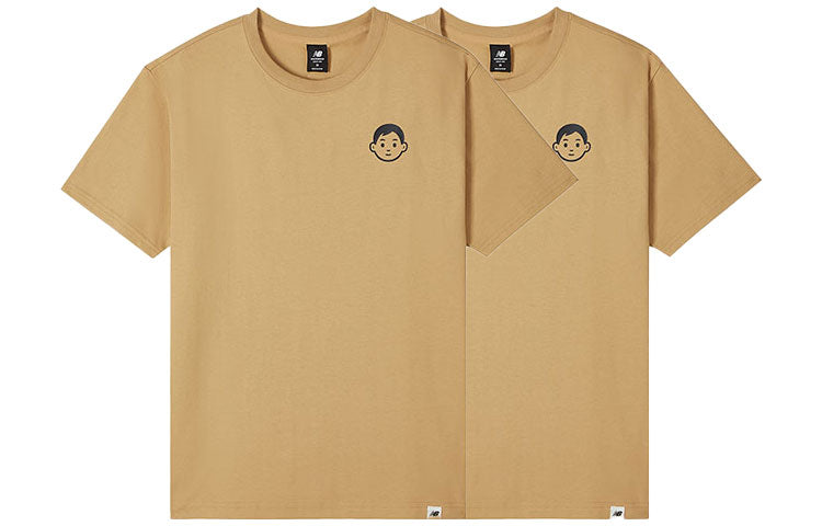 New Balance x Noritake Unisex Printing Round-neck Yellow AMT12346-MSU