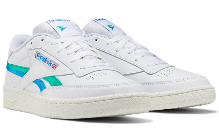 Reebok Club C Revenge Running Shoes White/Green/Blue FV6368