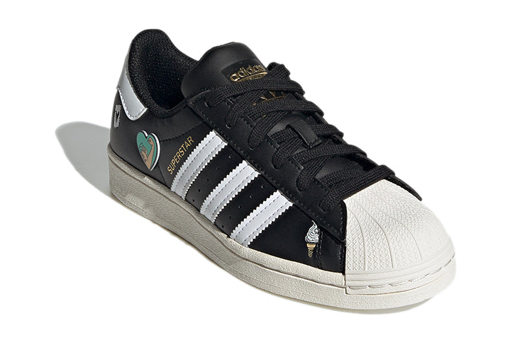 (GS) adidas Superstar 'Empowering Graphics - Black' FX5880