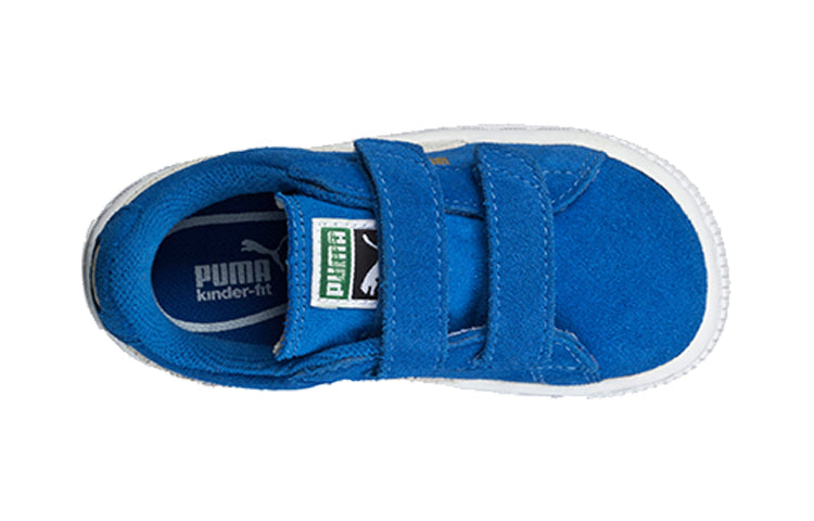 (PS) PUMA Suede 2 Straps Casual Board Shoes Blue/White 359595-02