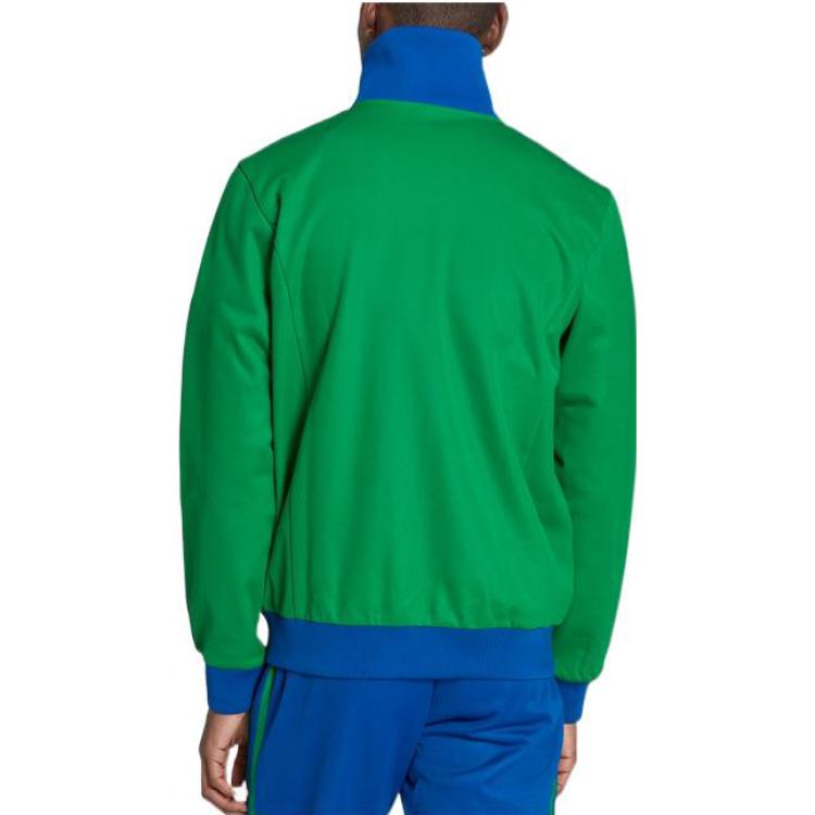 adidas FW22 Side Classic Logo Printing Jacket Asia Sizing 'Autumn Green' IB3426
