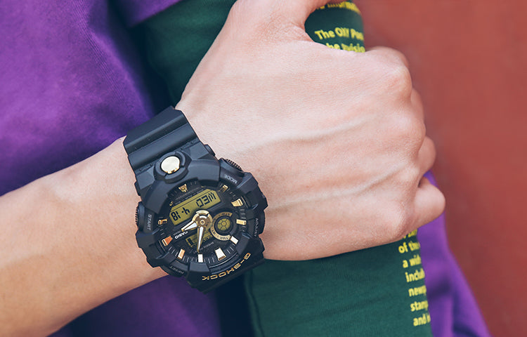 CASIO G-Shock Analog-Digital 'Black' GA-710B-1A9PRD