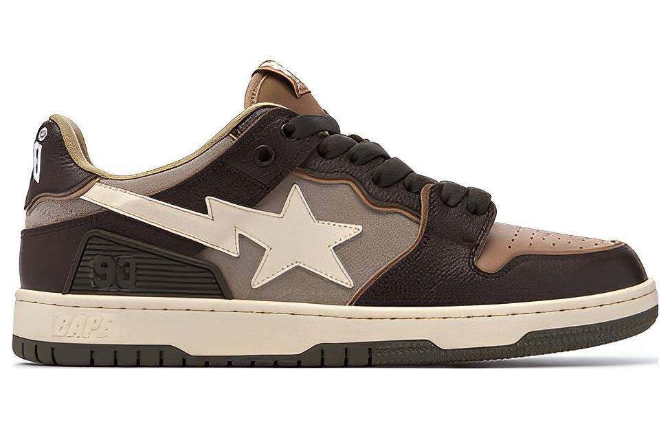 A BATHING APE Sk8 Sta 'Brown Khaki' 1I70-291-003-RB