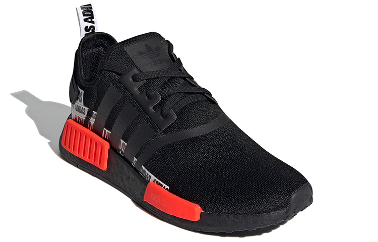 adidas NMD_R1 'Wordmark Heel Stripe - Black Solar Red' FX6794