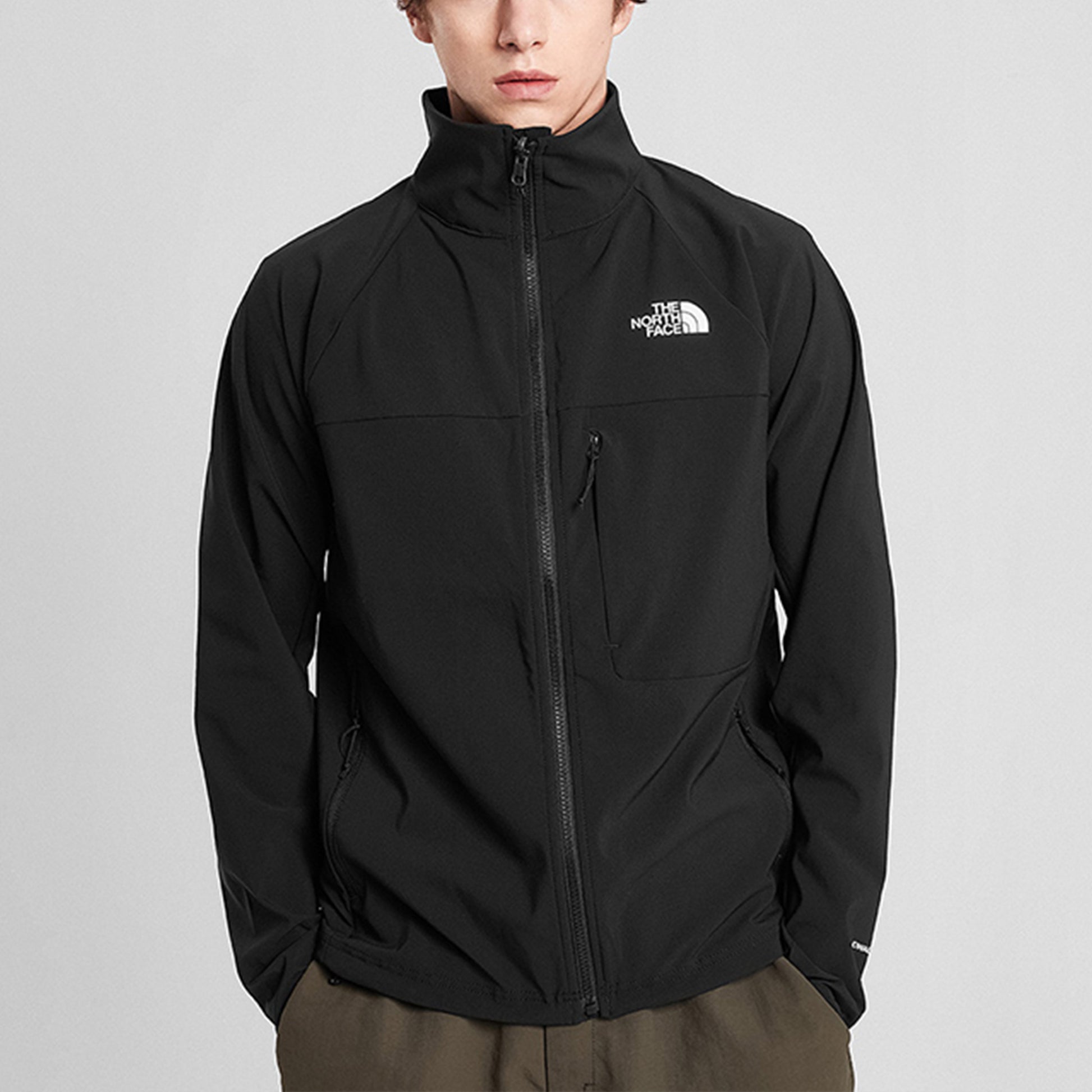 THE NORTH FACE SS20 Zipper Windproof Outdoor Jacket Version Couple Style Black 49ER-JK3