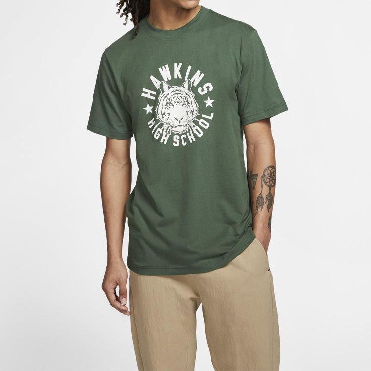 Nike x Stranger Things Tee Crossover Short Sleeve US Edition Green CK2342-323
