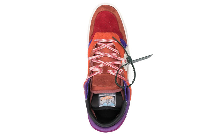Off-White Floating Arrow Low-Top Sneakers 'Purple Orange White' OMIA151S22LEA0028461