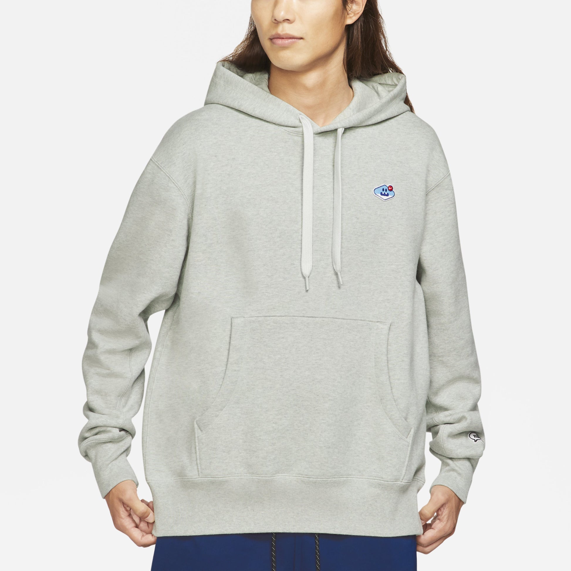 Nike Sportswear Airmoji logo Printed Casual Men Grey Gray CZ2338-050